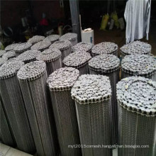 Food grade stainless steel balanced wire mesh conveyor belt